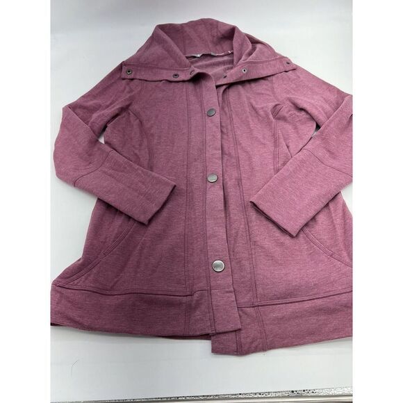 Free Country pink snap sweater womens large - Picture 1 of 5